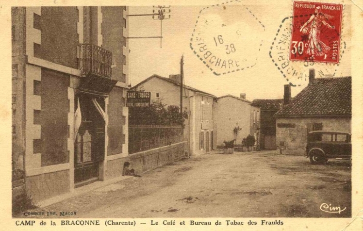 Le même café-Tabac que la page précédente. Qui fut aussi un bon restaurant. (Col. Ch. RAMBLIERE)