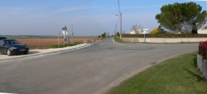 Le Rond-point de la Jauvigère (dit de la Tortue) en construction (Ph. G. BRANCHUT)